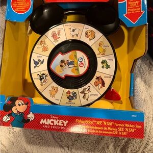 Fisher-Price Mickey and Friends See 'N Say - Black and Red